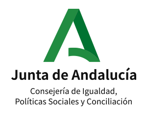 Logotipo Consejería de Igualdad, Políticas Sociales y Conciliación